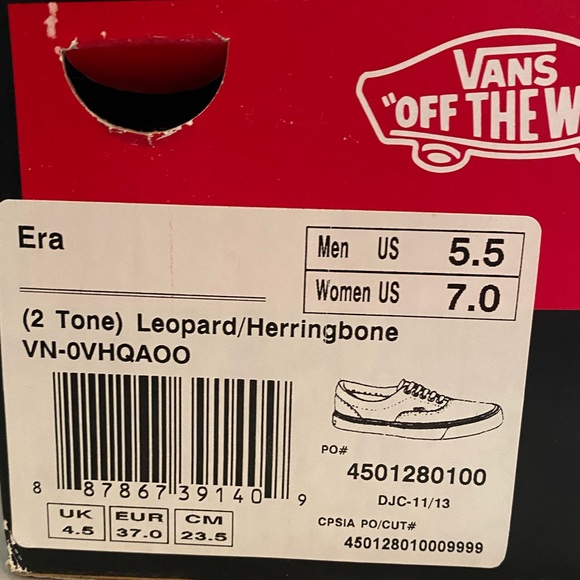 Leopard Print Vans authentic - Picture 2 of 5